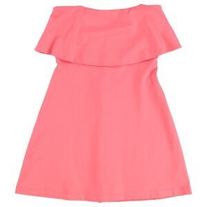 In Awe Of You Womens Solid Tub Top Mini Dress, Orange, NWT